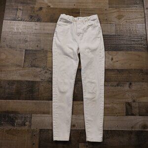 We The Free‎ Jeans Skinny Women’s Size 28 white denim salvage